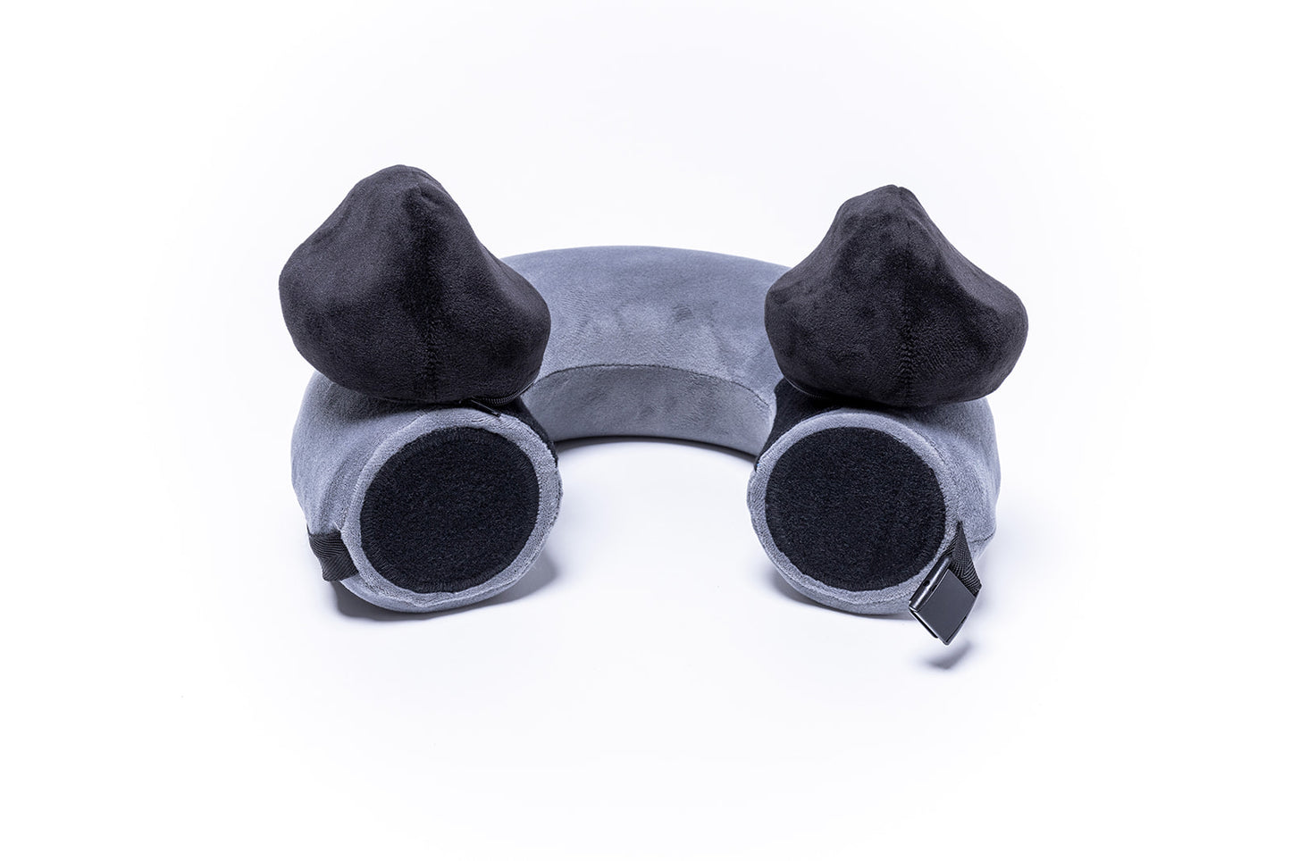 Pieceful Pillow - Grey Black